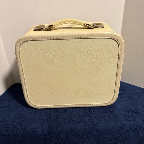 Vintage American Tourister Hard Sided Small MINI Suitcase Travel Case 14x11 Key - Picture 1 of 10